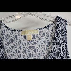 MICHAEL Michael Kors black&white maxi dress szM